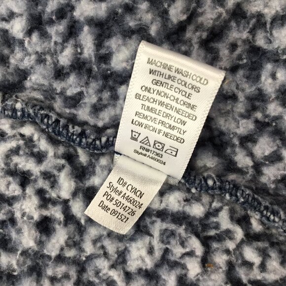 Koolaburra Ugg Sherpa Vest Two Tone Blue White Frosted  Fuzzy Cozy Long Size XS - Picture 11 of 11